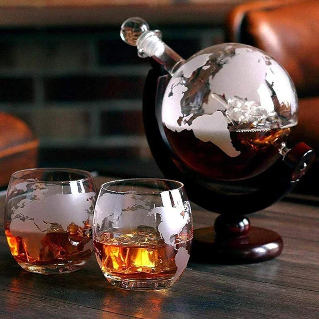 Decantador Whisky Globo 1